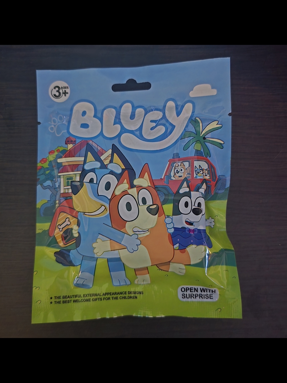 BLUEY Surprise Blind Bag - Colorful Blue, Orange, Green Packaging